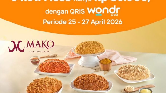 Promo Mako Bakery Floss Bread 5 pcs